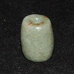 Antike schöne Celadon Jade Perle vermtl. Han Dynastie